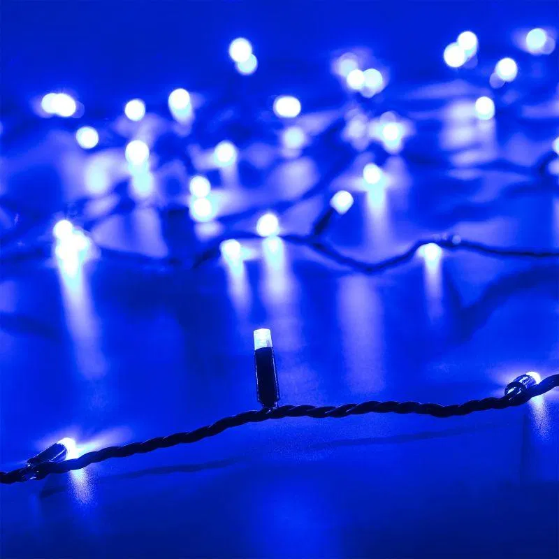 Гирлянда светодиодная ARD-STRING-CLASSIC-10000-BLACK-100LED-STD BLUE230В 7Вт IP65 Ardecoled 025802