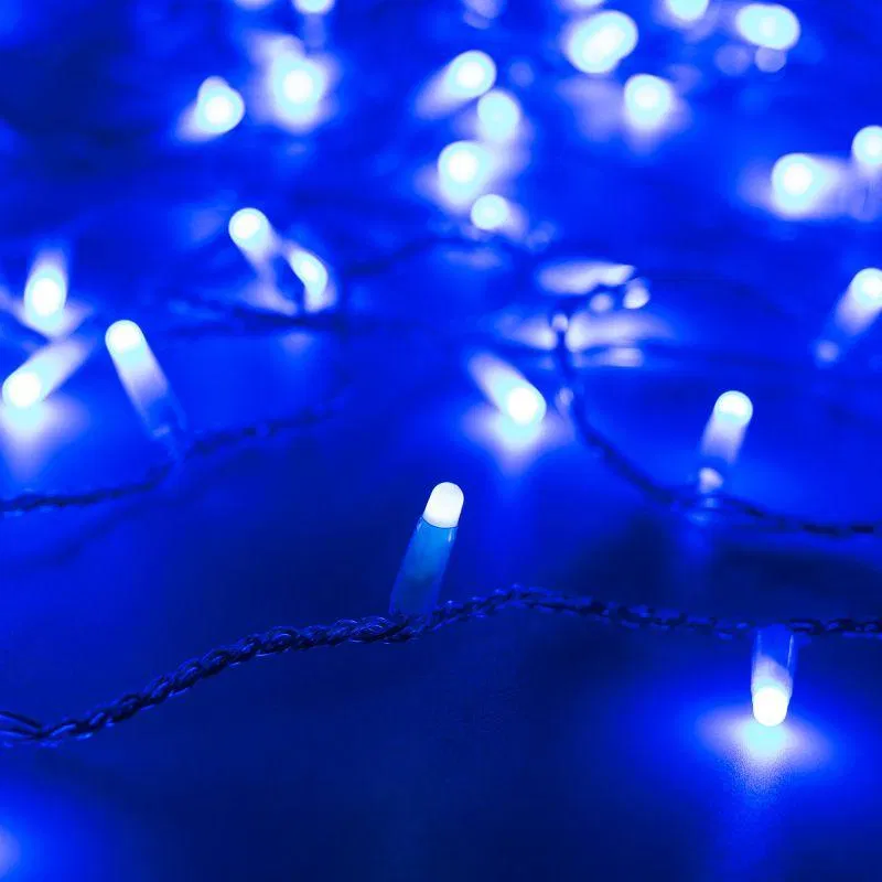 Гирлянда светодиодная ARD-STRING-CLASSIC-10000-BLUE-100LED-MILK-FLASH Blue230В 7Вт IP65 Ardecoled 031199
