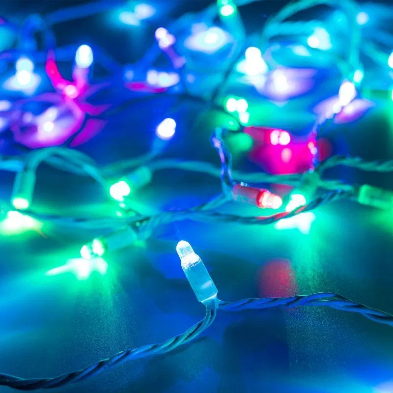 Гирлянда светодиодная ARD-STRING-CLASSIC-6000-WHITE-40LED-LIVE RGB-SPI12V 26Вт IP65 Ardecoled 031522