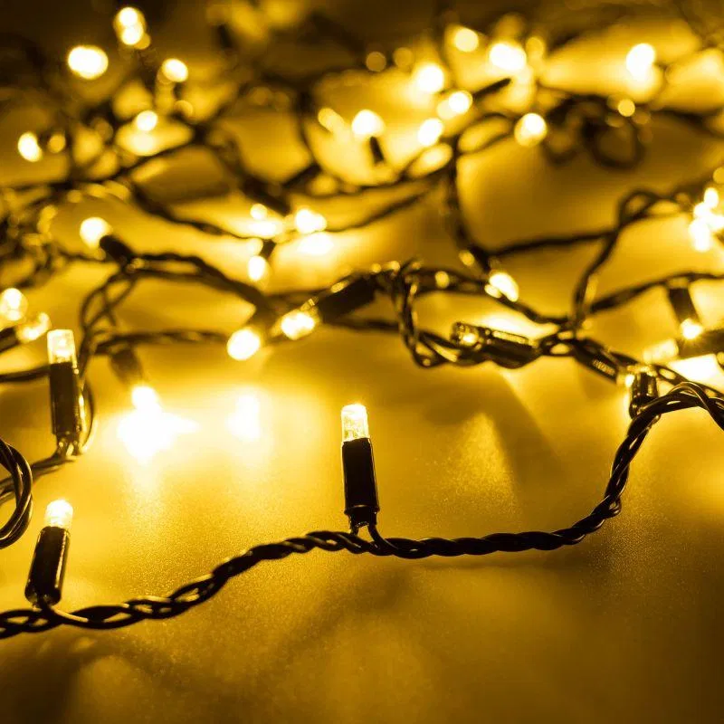 Гирлянда светодиодная ARD-STRING-CLASSIC-1000-BLACK-100LED-PULSE Warm230В 7Вт IP65 Ardecoled 031649