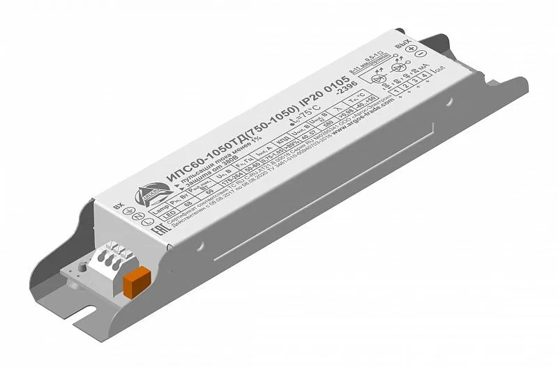 Источник питания ИПС60-1050ТД(750-1050I 28-57U) IP20 0125 Аргос 1437200А