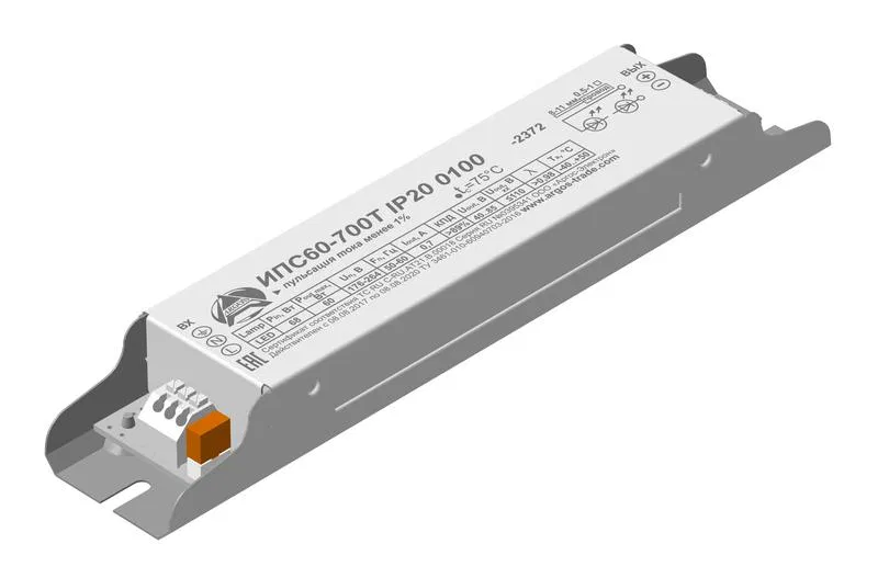 Источник питания ИПС60-700Т IP20 0120 Аргос 430030А