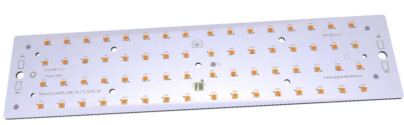 Модуль светодиодный Module 234х55 8х8 AL1.5 3030 Аргос 750-7135
