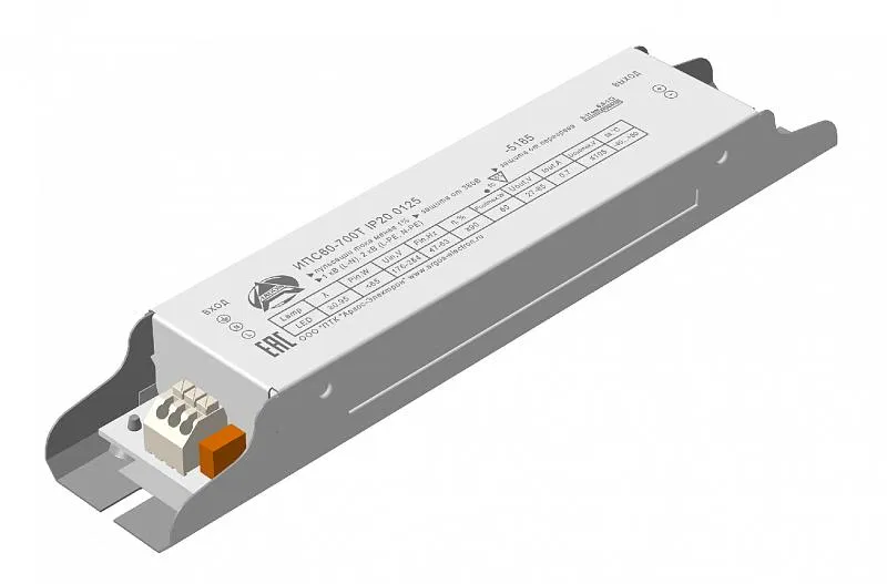 Источник питания ИПС60-700Т IP20 0125 Аргос ИПС60-700Т 0125