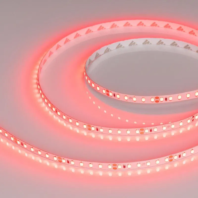 Лента светодиодная RT-A120-8mm 24V Red 9.6Вт/м IP20 2835 (уп.5м) Arlight 008781(2)