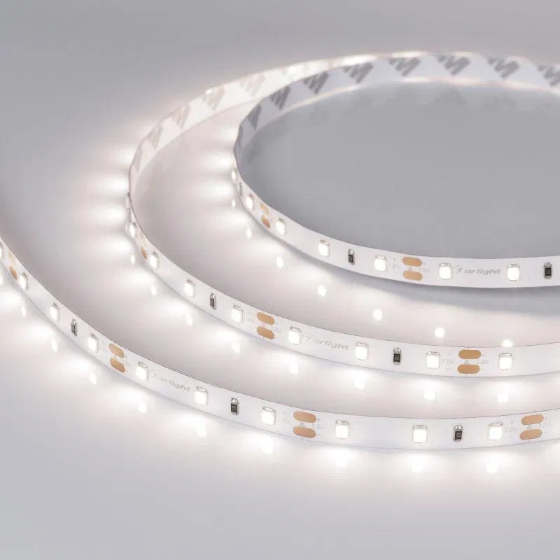 Лента светодиодная RT-A60-8mm 12V Day 4000К CRI98 7.2Вт/м IP20 2835 (уп.5м) Arlight 021405(2)