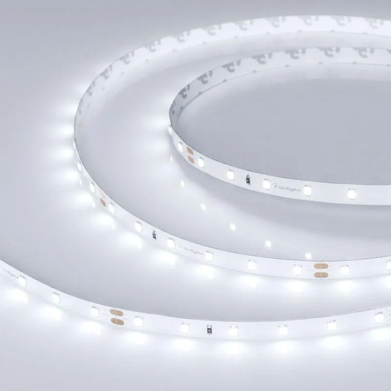Лента светодиодная RT-A60-8mm 24V Day 5000К CRI98 4.8Вт/м IP20 2835 (уп.5м) Arlight 021412(2)