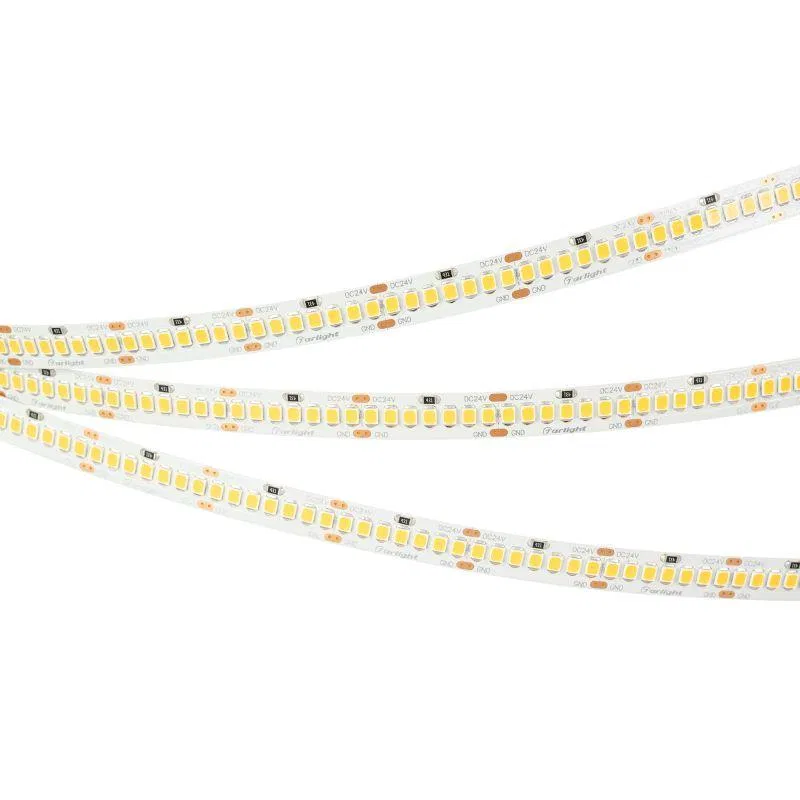 Лента светодиодная RT-A252-10mm 24V White 6000К 11Вт/м IP20 2835 (уп.5м) Arlight 022648(2)