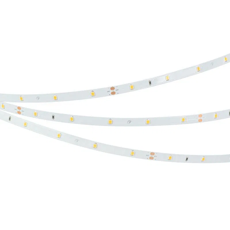 Лента светодиодная RT-A30-8mm 24V Warm 2400К 2.9Вт/м IP20 2835 открыт. (уп.5м) Arlight 024111(2)