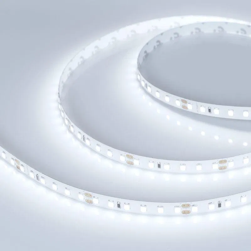 Лента светодиодная RT-A120-8mm 24V White 6000К 9.6Вт/м IP20 2835 (уп.50м) Arlight 024568(2)