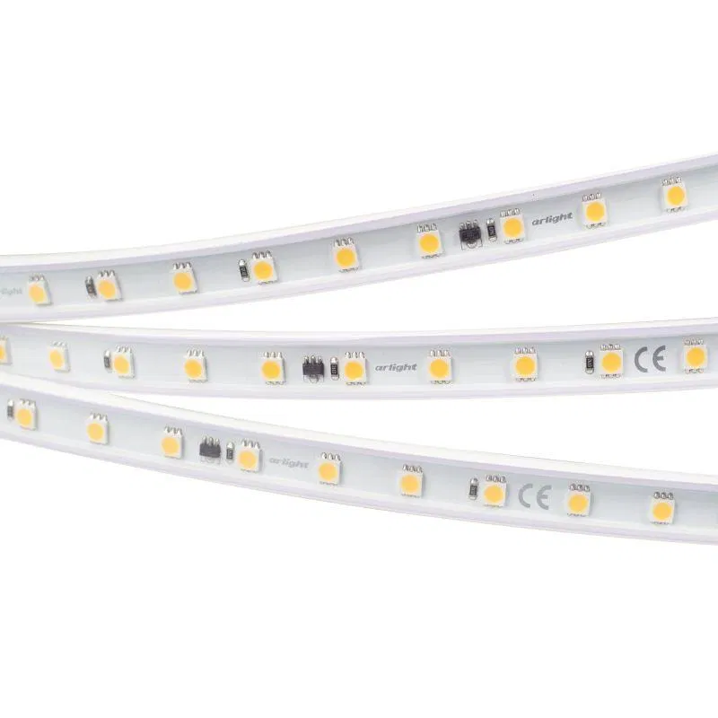 Лента светодиодная ARL-PV-B54-15.5mm 230V White 6000К 8Вт/м IP65 5060 герметичная (уп.50м) Arlight 027056(2)