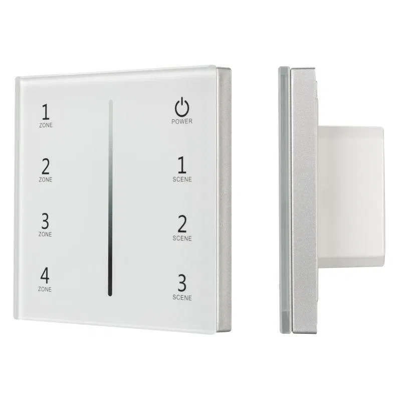 Панель Sens SMART-P29-DIM White (230В 4 зоны 2.4G) (IP20 пластик) Arlight 027103