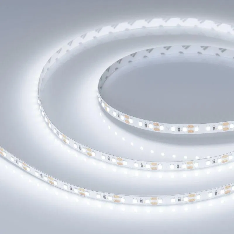 Лента светодиодная RT-A120-8mm 12V Cool 8000К 14.4Вт/м IP20 2835 открыт. (уп.5м) Arlight 028568(2)
