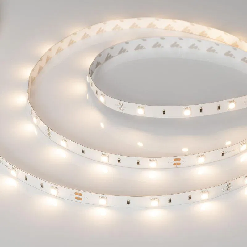 Лента светодиодная RT-B30-10mm 12V Warm 3000К 7.2Вт/м IP20 5060 (уп.5м) Arlight 028582(2)