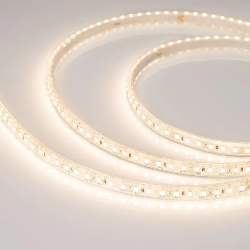 Лента светодиодная RTW-PU-A120-10.5mm 12V Warm 3000К 16.8Вт/м IP68 Wire 2м герметичная (уп.5м) Arlight 029598(3)
