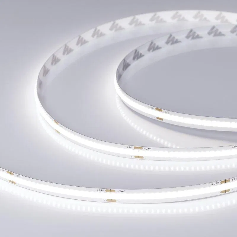 Лента светодиодная COB-X378-8mm 24V White 6000К 11Вт/м IP20 (уп.5м) Arlight 031885(3)