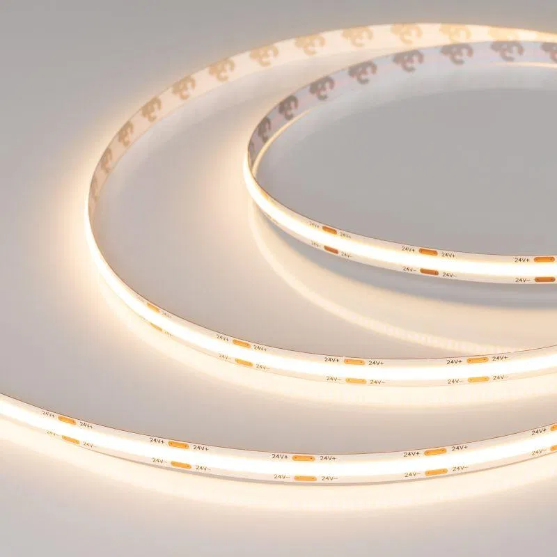 Лента светодиодная COB-X544-8mm 24V Warm 3000К 11.5Вт/м IP20 (уп.5м) Arlight 031900(3)