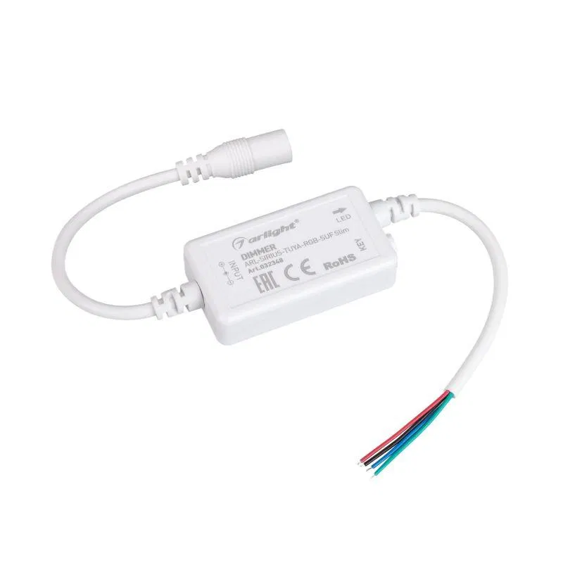 Диммер ARL-SIRIUS-TUYA-RGB-SUF Slim (12-24В 3х2А 2.4G) (IP20 пластик) Arlight 032348