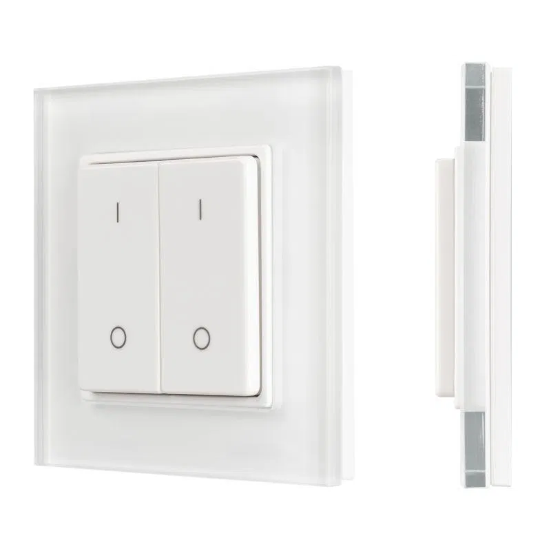 Панель SMART-P47-DIM-G-SUF (3В 2 зоны Knob 2.4G) пластик Arlight 032984