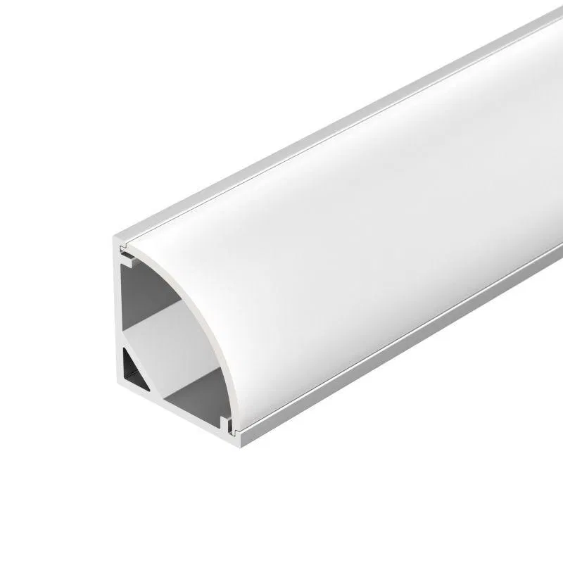 Профиль SL-KANT-H16-2000 ANOD+OPAL L2000 с экраном алюм. Arlight 036843