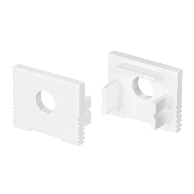 Заглушка SL-SLIM-H13M WHITE с отверстием пластик Arlight 037538