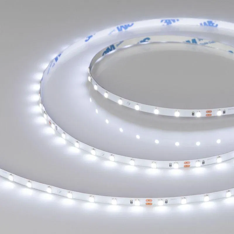 Лента светодиодная RT-A80-5mm 24V Cool 8000К 5Вт/м IP20 2835 открыт. (уп.5м) Arlight 037799
