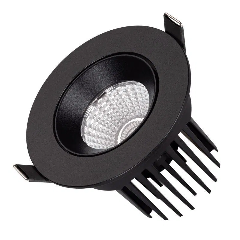 Светильник светодиодный MS-ATOLL-BUILT-TURN-R94-10W Warm3000 (BK 60 deg 230В) IP54 металл Arlight 041574