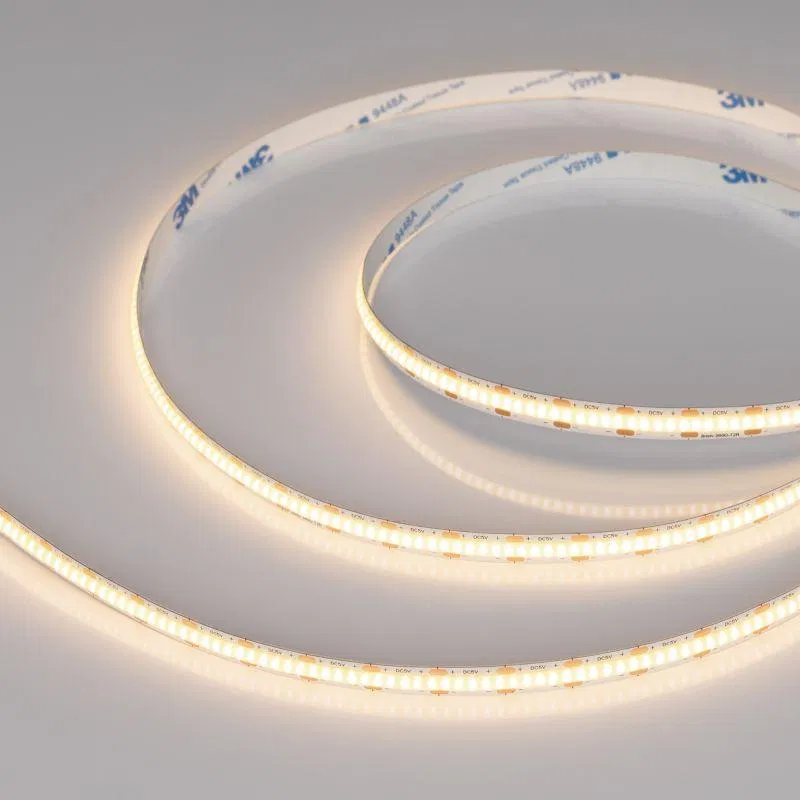 Лента светодиодная COB-X360-8mm 5V Warm 3000К 5Вт/м IP20 CSP (уп.5м) Arlight 041704