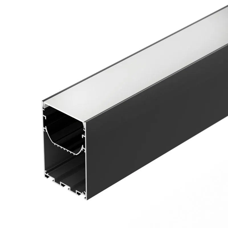 Профиль LINE-S-5075-3000 BLACK L3000 алюм. Arlight 041849