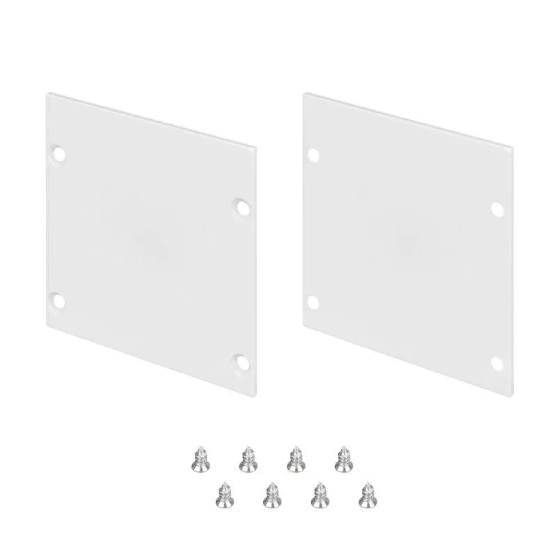 Заглушка LINE-S-5050 WHITE глухая металл (комплект) Arlight 041869