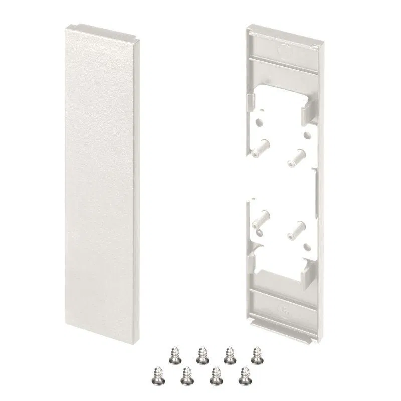 Заглушка SL-LINE-25100-DUAL WHITE глухая пластик (комплект) Arlight 043125