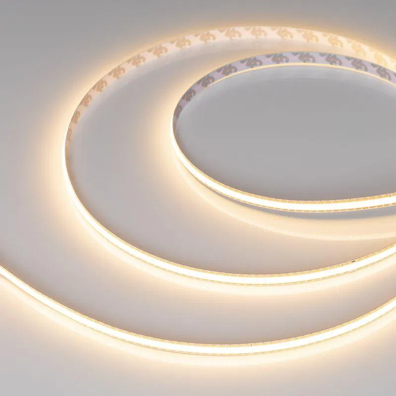 Лента светодиодная COB-X544-8mm 24В Warm 3000К 11Вт/м IP20 FreeCut свободная резка (уп.5м) Arlight 043414(1)