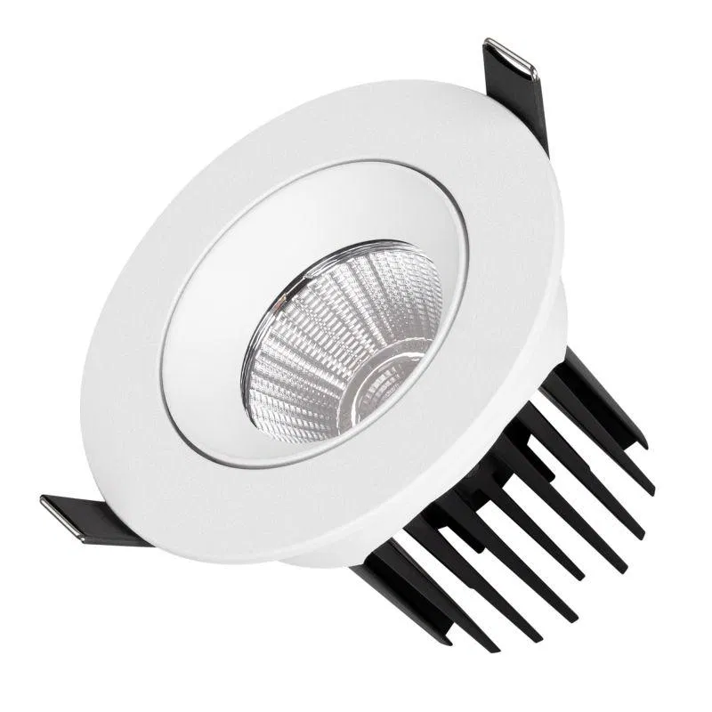Светильник светодиодный MS-ATOLL-BUILT-TURN-R94-10W Warm3000 (WH 36 deg 230В) IP54 металл Arlight 044598
