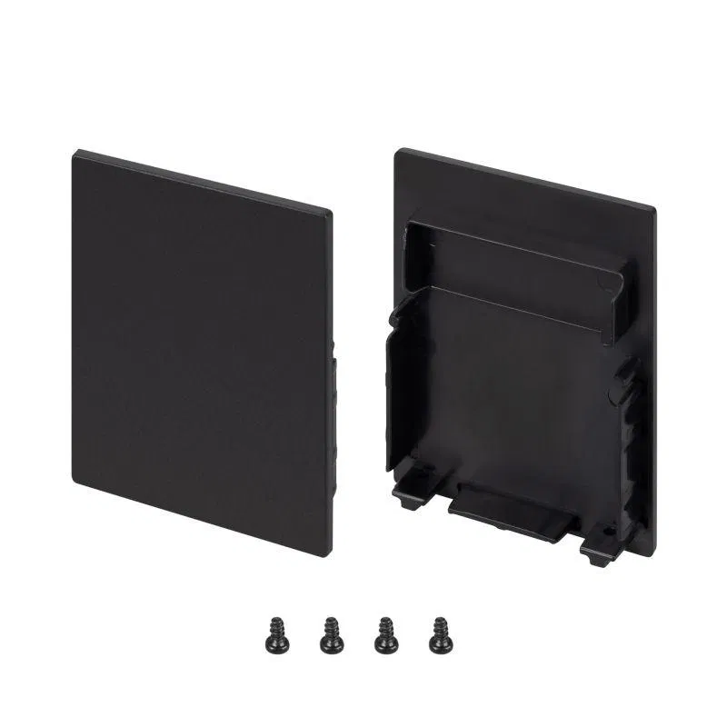 Заглушка SL-LINE-4050-3L-LOW BLACK глухая пластик (комплект) Arlight 044677