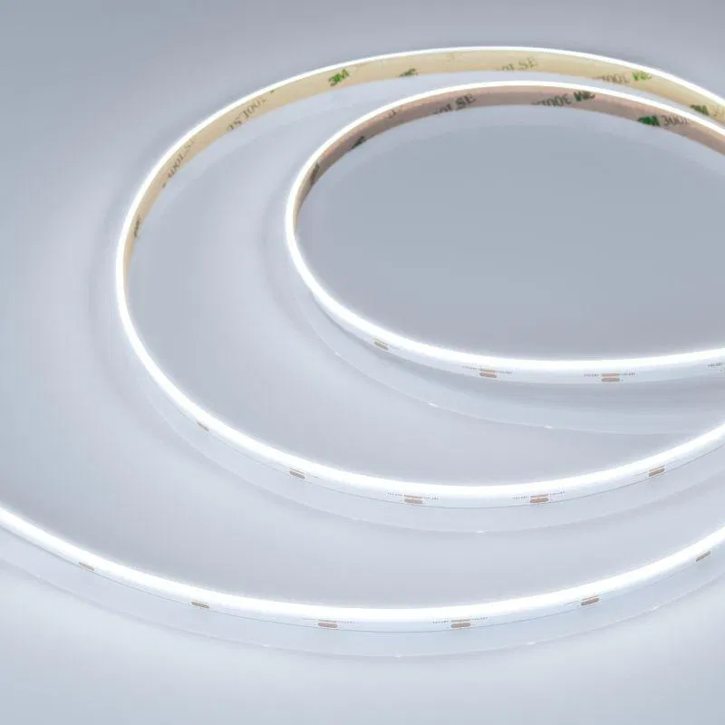 Лента светодиодная COB-S-X480-8mm 24V White 6000К 6Вт/м IP20 боков. свечение (уп.5м) Arlight 046901