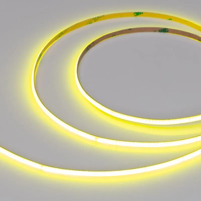 Лента светодиодная COB-X480-4mm 24V Yellow Volt 4Вт/м IP20 (уп.5м) Arlight 046916