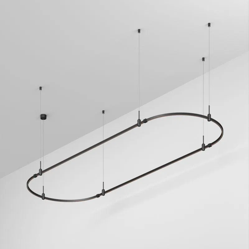 Трек ART-APRIORI-OVAL-HANG-3000х1000 BK IP20 метал. Arlight 048506