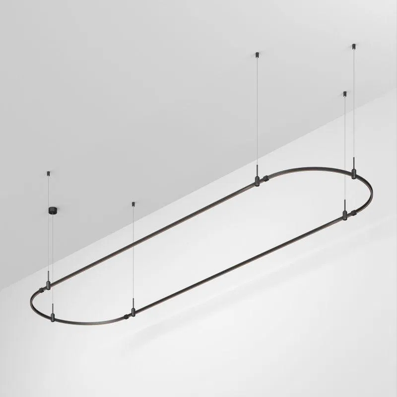 Трек ART-APRIORI-OVAL-HANG-4000х1000 BK IP20 метал. Arlight 048510