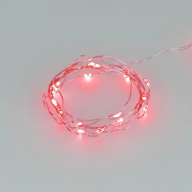 Гирлянда светодиодная ARD-DEW-HOME-2000-CLEAR-20LED-STD Red 1.5V Battery Pack Cork IP20 Ardecoled 048696 Arlight