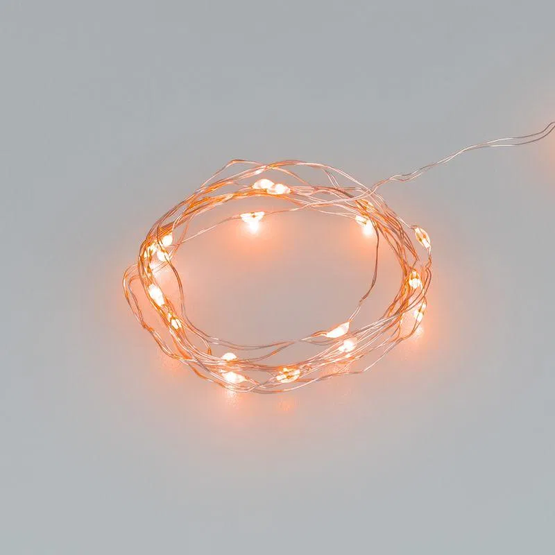 Гирлянда светодиодная ARD-DEW-HOME-2000-CLEAR-20LED-STD Orange 3V Battery Pack IP20 Ardecoled 048702 Arlight
