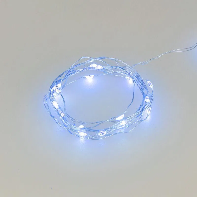 Гирлянда светодиодная ARD-DEW-HOME-2000-CLEAR-20LED-STD Blue 3V Battery Pack IP20 Ardecoled 048707 Arlight