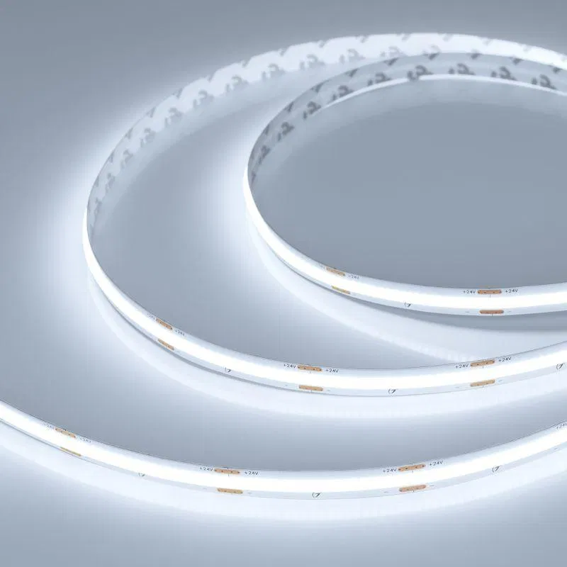 Лента светодиодная COB-X420-10mm 24V White 6000К 4.8Вт/м IP20 (уп.15м) Arlight 048821