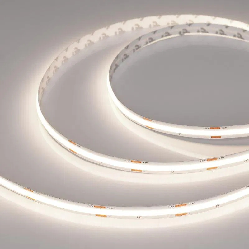 Лента светодиодная COB-X420-10mm 24V Day 4000К 4.8 Вт/м IP20 (уп.15м) Arlight 048822