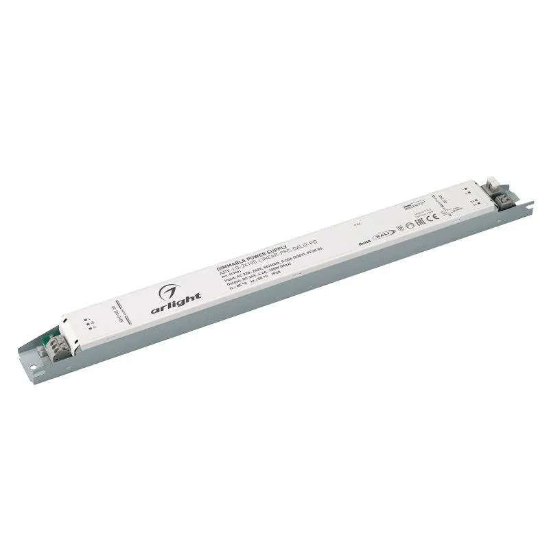Блок питания ARV-LG-24100-LINEAR-PFC-DALI2-PD 24В 4.2А 100Вт IP20 метал. Arlight 049481