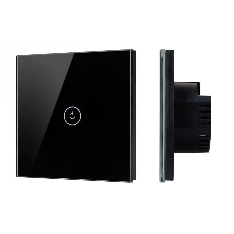 Выключатель сенсорный SWT-OMALI-S01-ZB-BK 10А 250В Zigbee стекло Arlight 050033