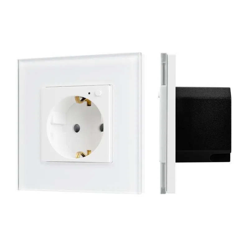 Розетка 1-м СП SCT-OMALI-EUZB1-PL-WH 16А IP20 240В с Zigbee управлением Arlight 050215