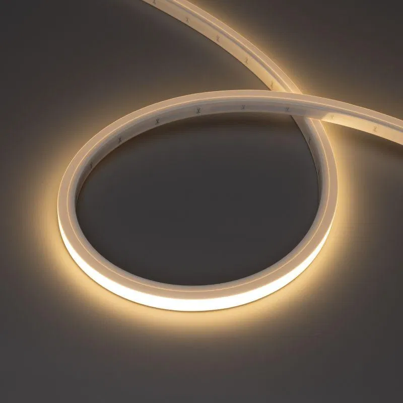 Лента светодиодная NOVA-TOP-PU-A120-16x15mm 24В Warm 3500К 10Вт/м IP68 wire x1 герметичная полиуретан (уп.1м) Arlight 050603