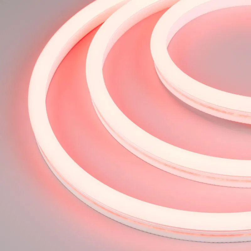 Лента светодиодная WAVE-SIDE-A120-12x25mm 230В Red 12Вт/м IP67 wire x2 грибовидная форма герметичная (уп.50м) Arlight 051942
