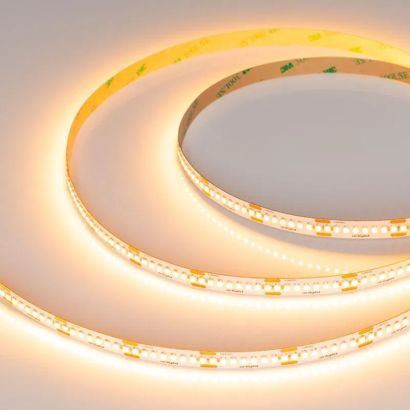 Лента светодиодная UL-A240-10mm 24V Warm 2400К 19Вт/м IP20 (уп.5м) Arlight 052600