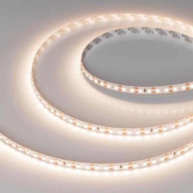Лента светодиодная FC-A120-8mm 24V Warm3500-CX1 10Вт/м IP20 резка 1 светодиод (уп.5м) Arlight 052795